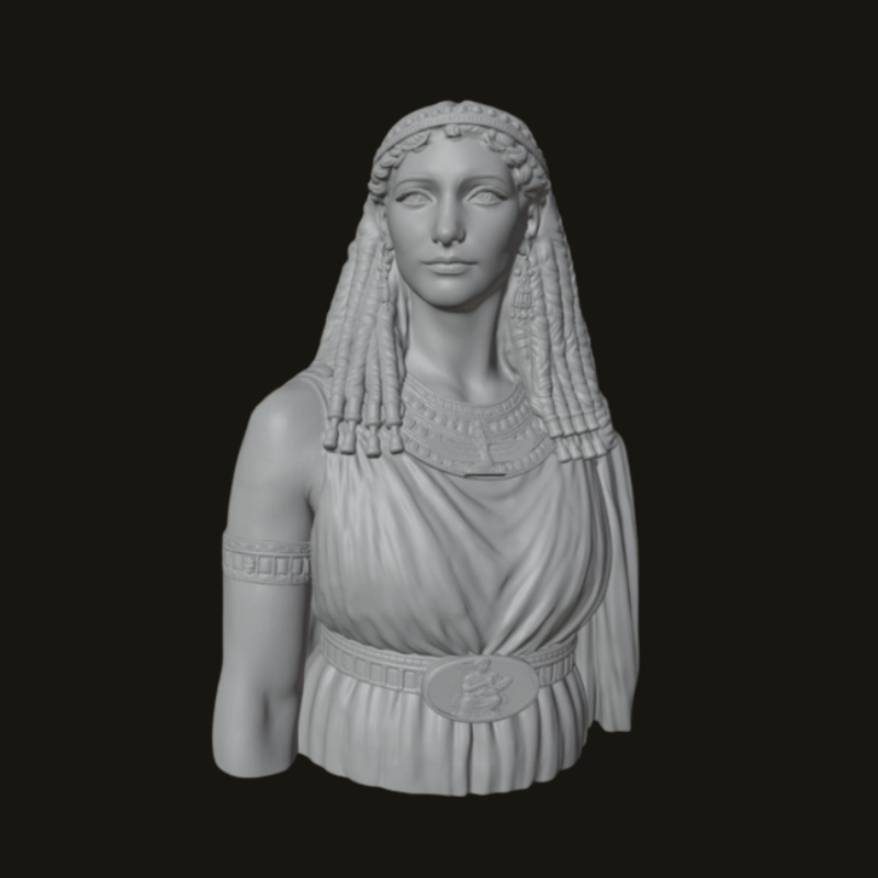 FIGURINE RÉSINE CLÉOPÂTRE